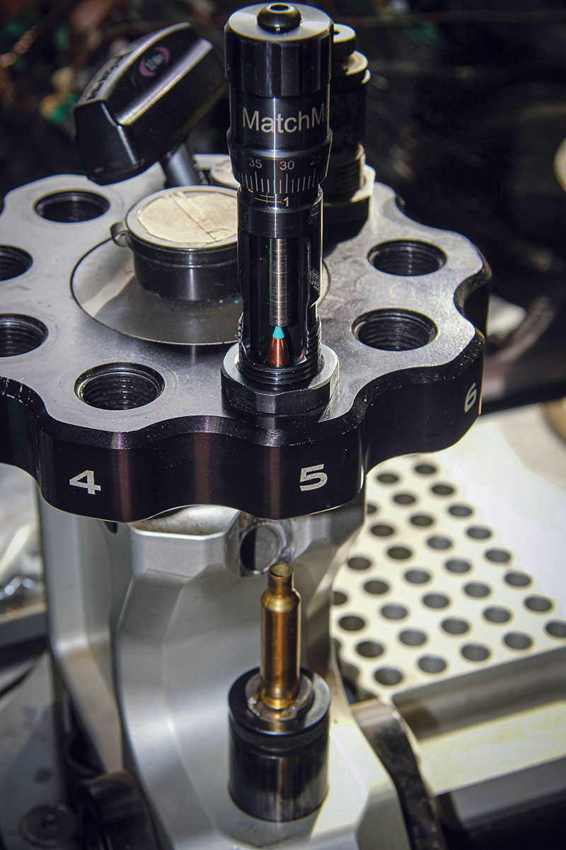 All bullets were seated using RCBS’ MatchMaster seating die. The side-window design provides precision bullet alignment during this important operation.
